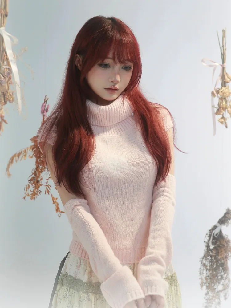Frosty Blossom Knit Set