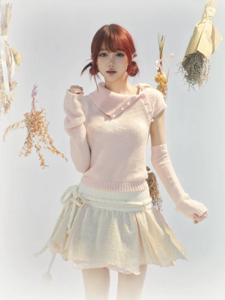 Frosty Blossom Knit Set