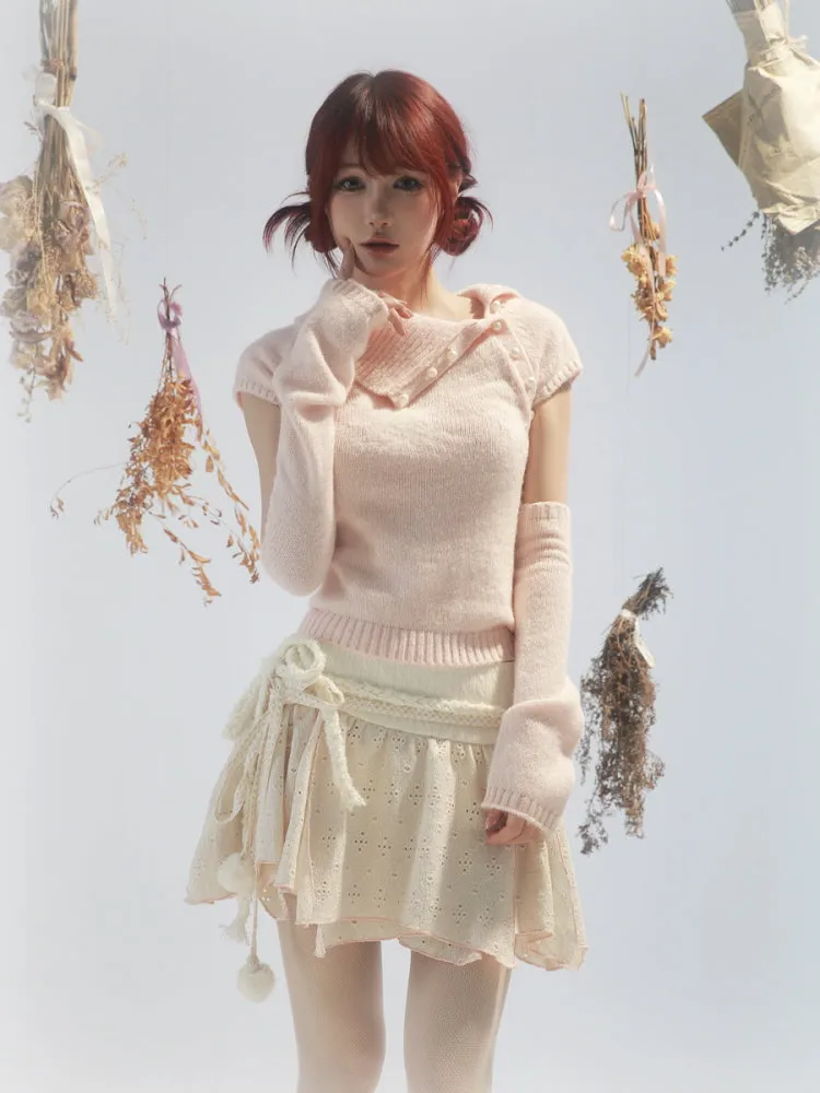 Frosty Blossom Knit Set