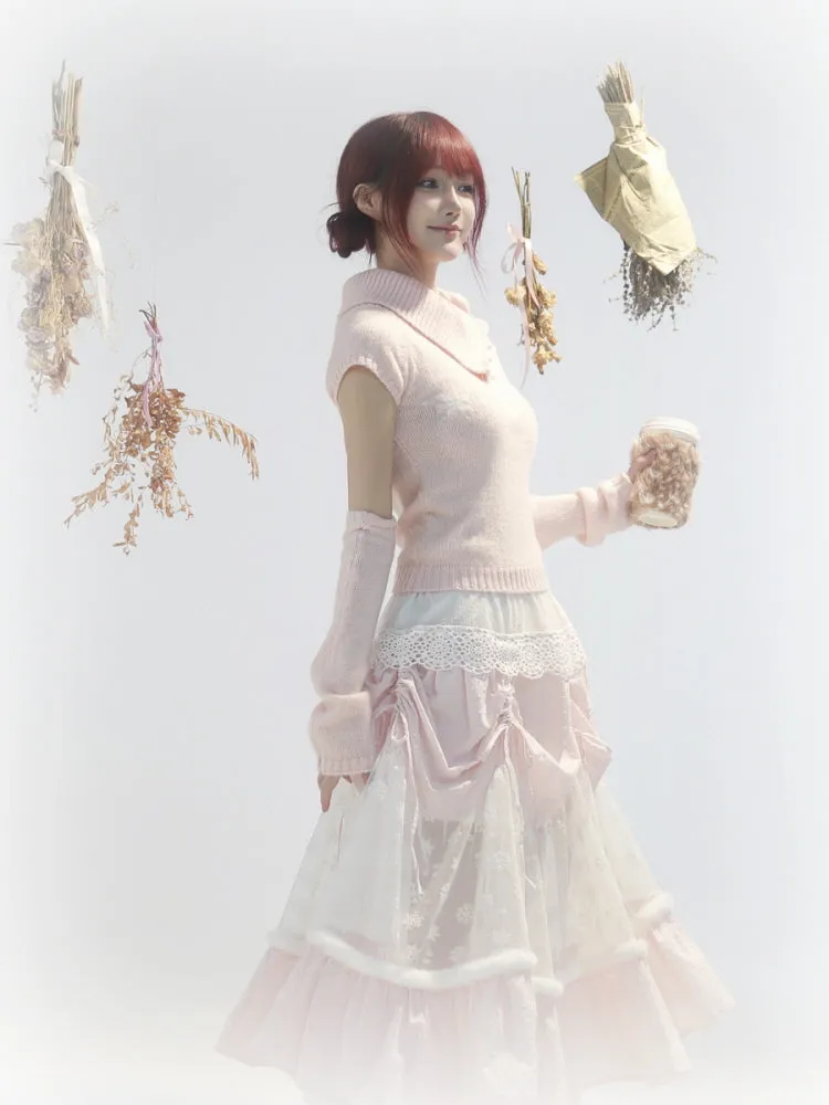 Frosty Blossom Knit Set