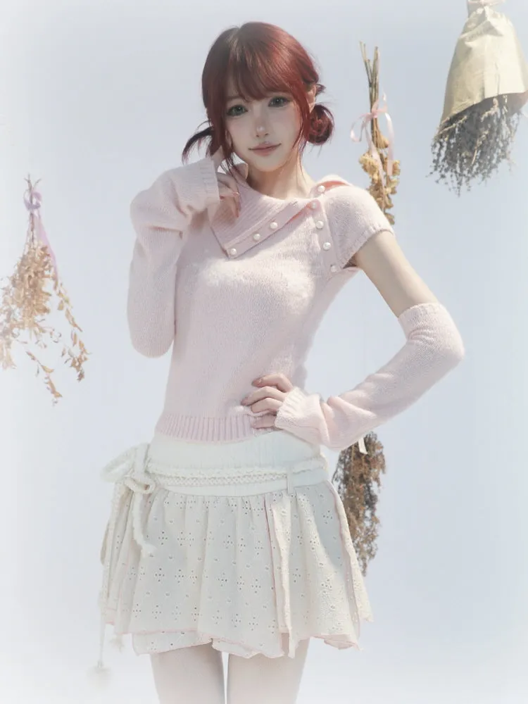 Frosty Blossom Knit Set