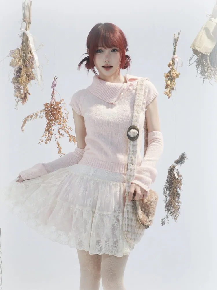 Frosty Blossom Knit Set