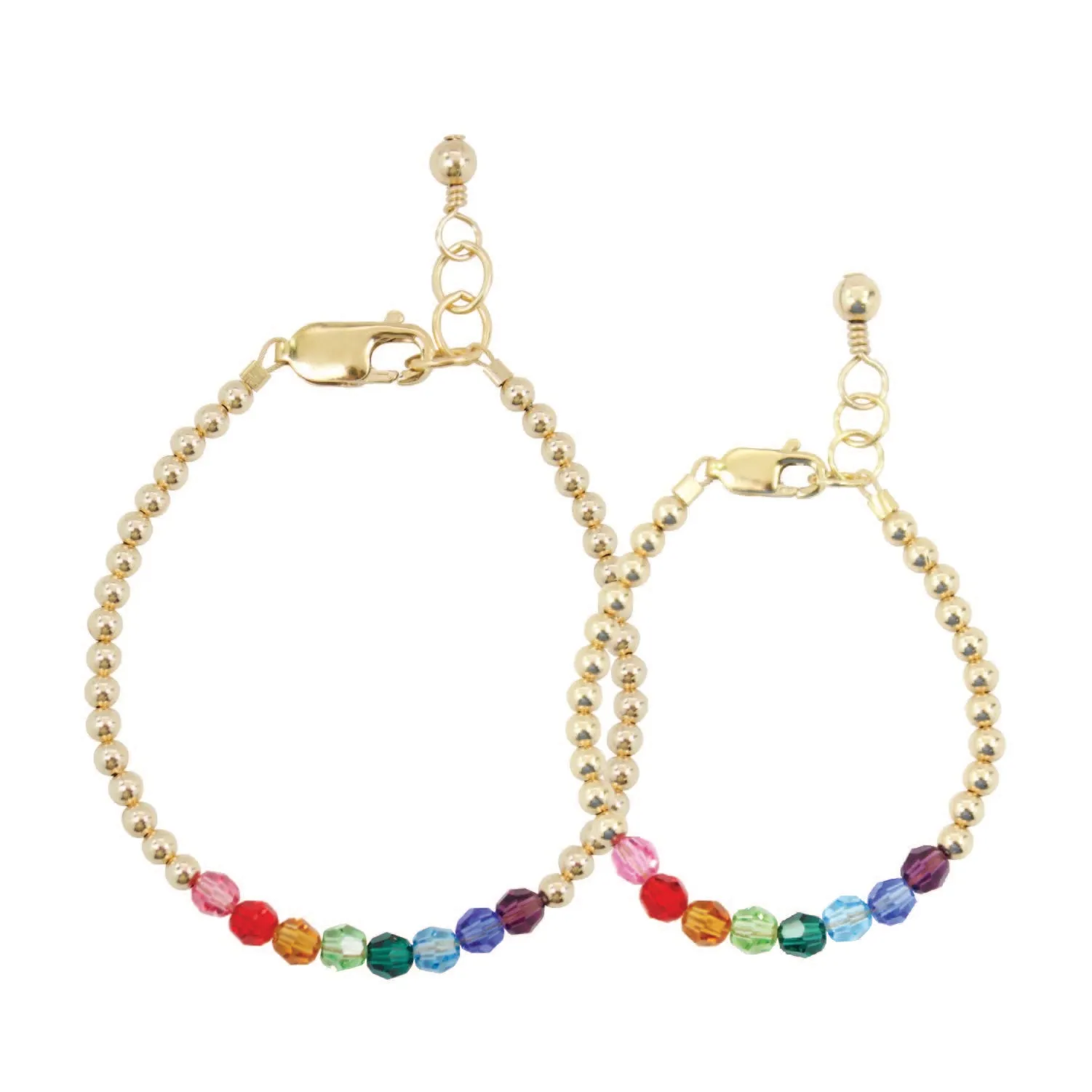 Hazel Mom   Mini Bracelet Set (3MM   4MM Beads)