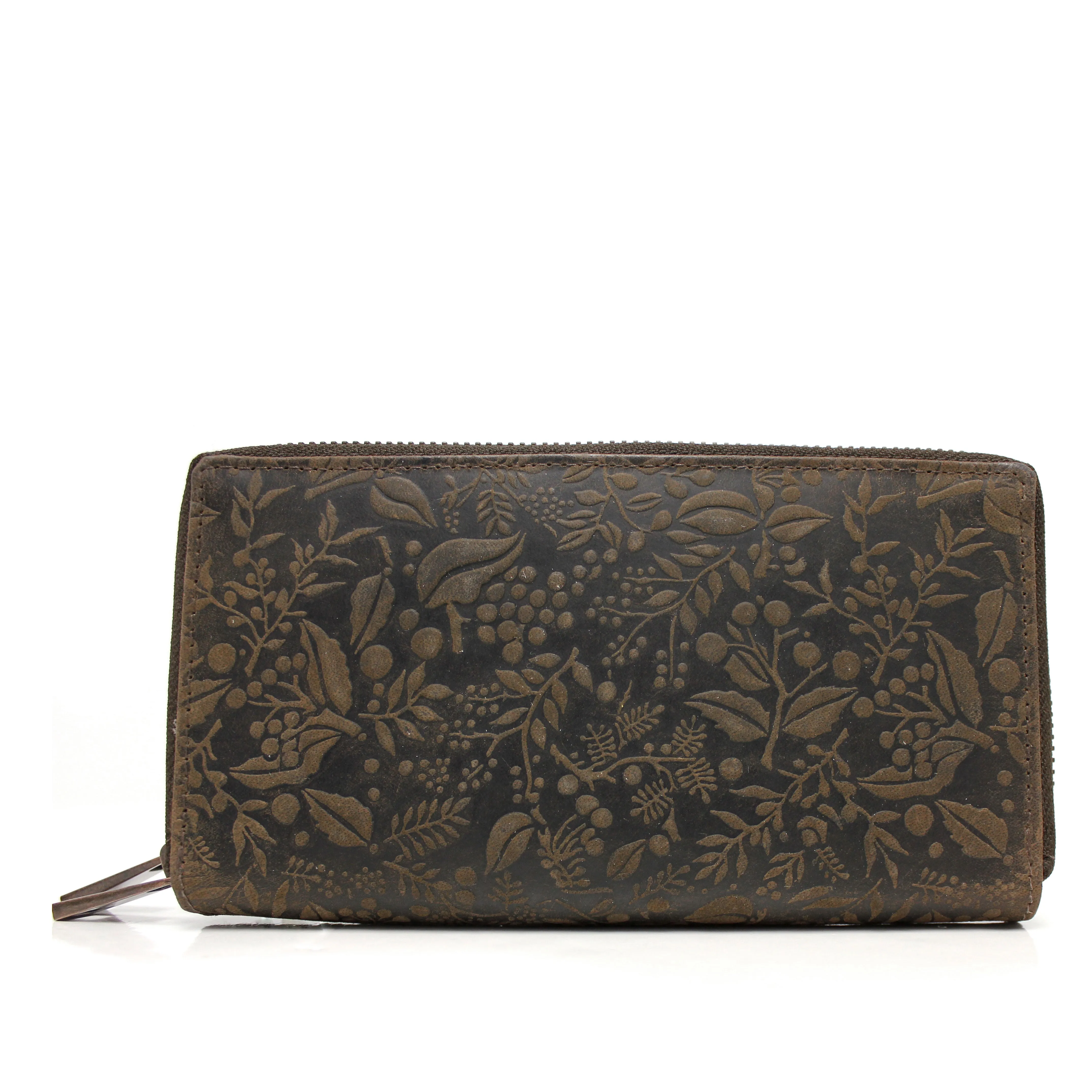 HUNT Wallet 7020-151 - Black/Tan