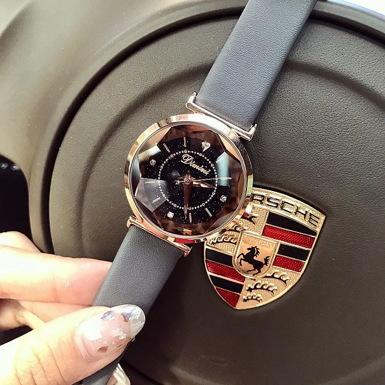 Irregular Mirror Rhinestone Women's Watch