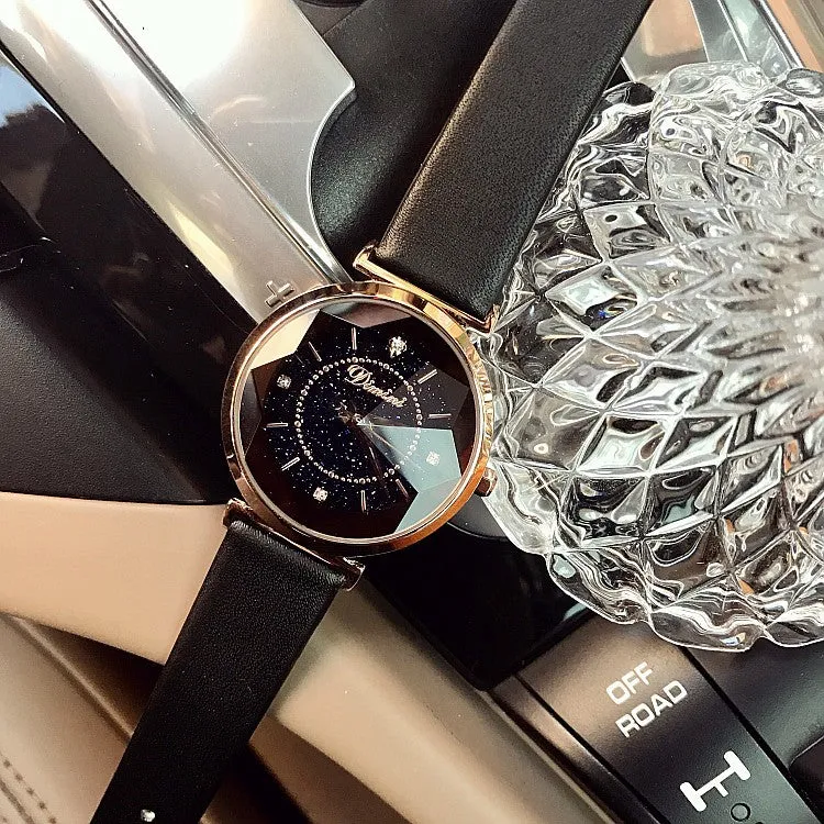 Irregular Mirror Rhinestone Women's Watch