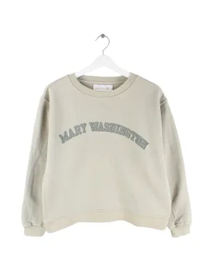 Jansport Damen 90s Vintage Mary Washington Sweater Beige M
