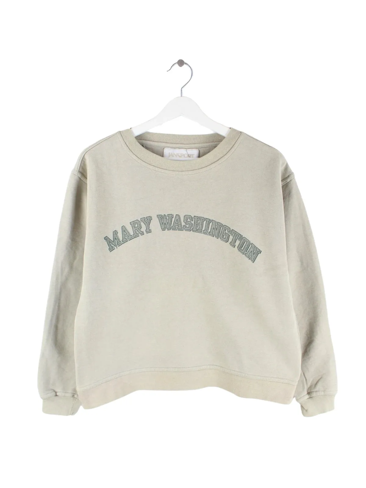 Jansport Damen 90s Vintage Mary Washington Sweater Beige M