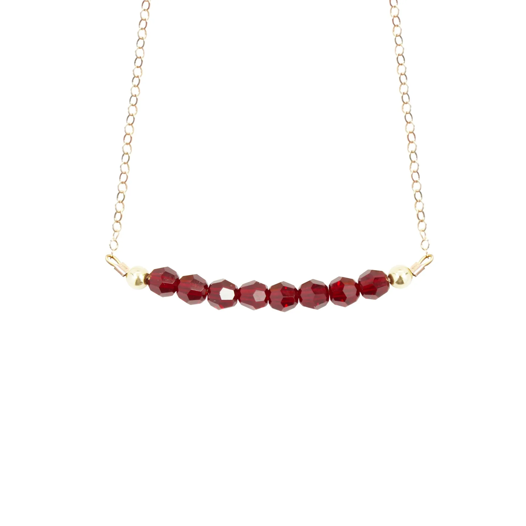 January Birthstone Necklace