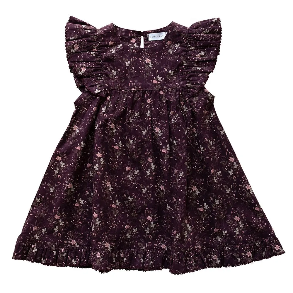 Juliette Dress aus 100% Bio-Baumwolle -  Luna Floral Kollektion
