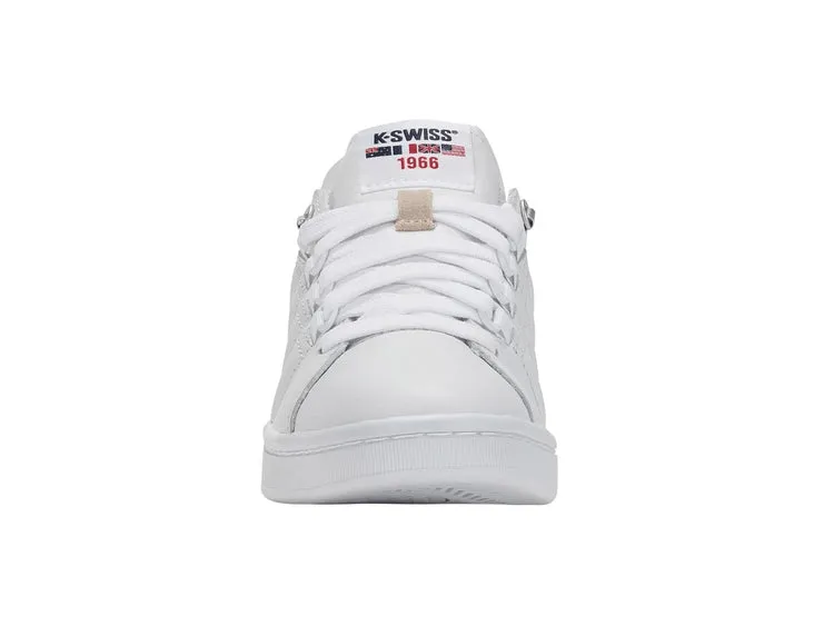 K-Swiss Women's Lozan II Court Shoes in Wht/Wht/Heavenlypink
