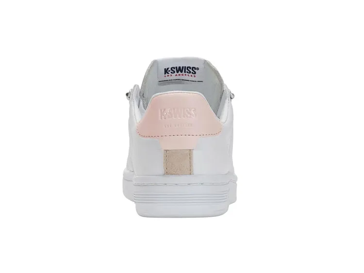 K-Swiss Women's Lozan II Court Shoes in Wht/Wht/Heavenlypink