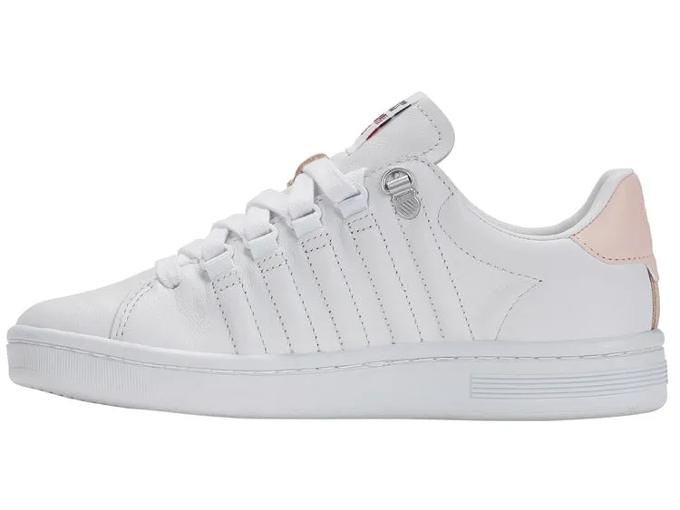 K-Swiss Women's Lozan II Court Shoes in Wht/Wht/Heavenlypink