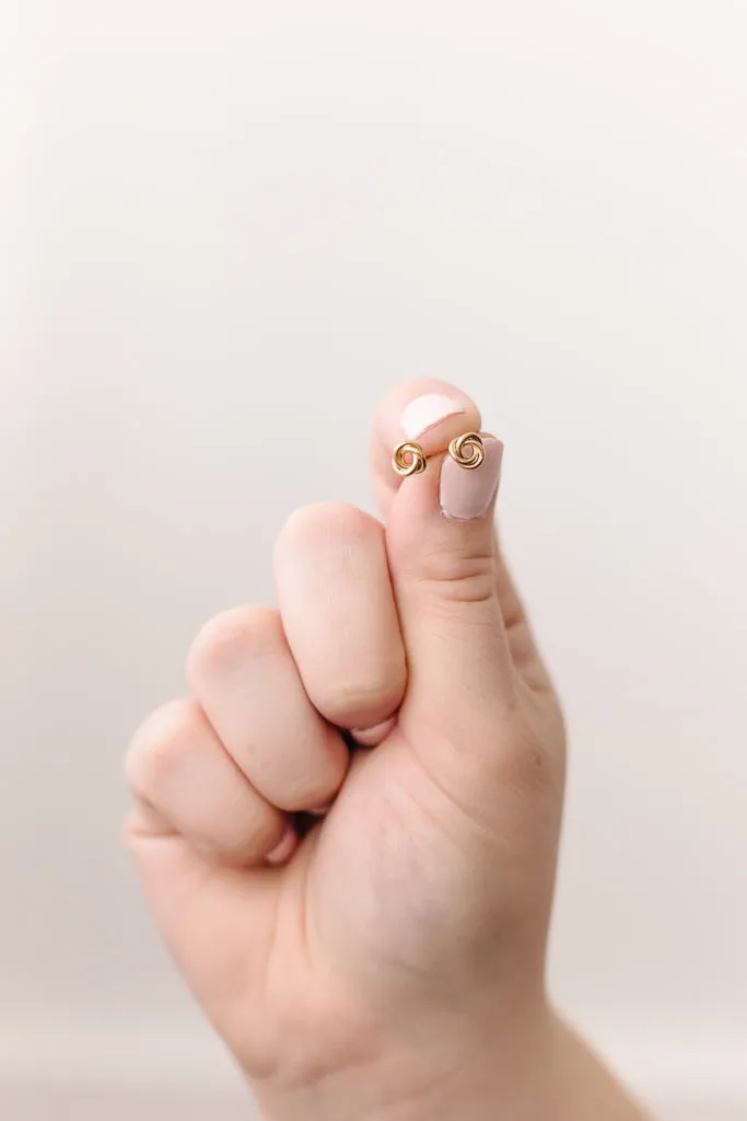 Karma Stud Earrings