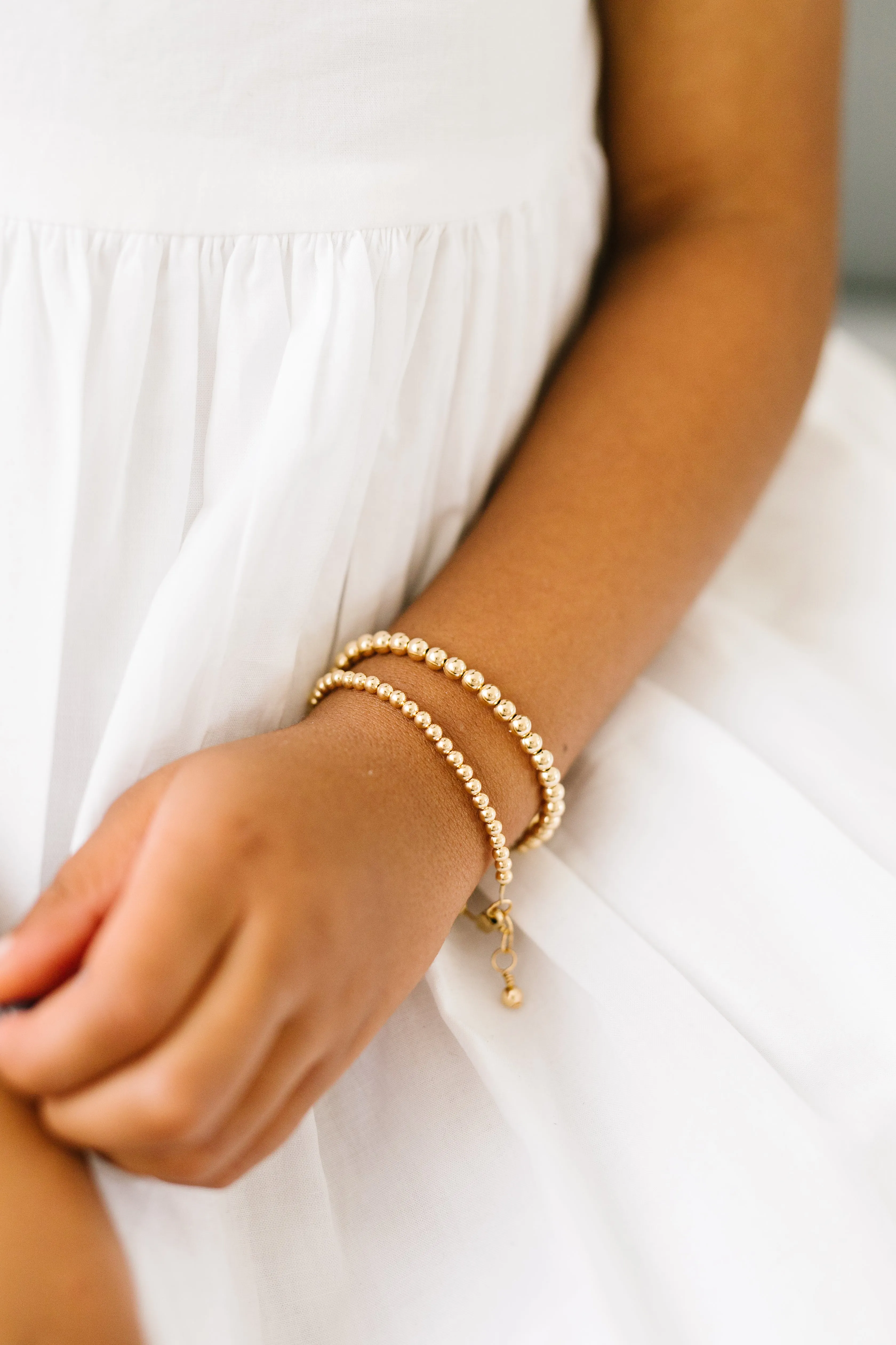 Kindness Mom   Mini Bracelets Set (3MM Beads)
