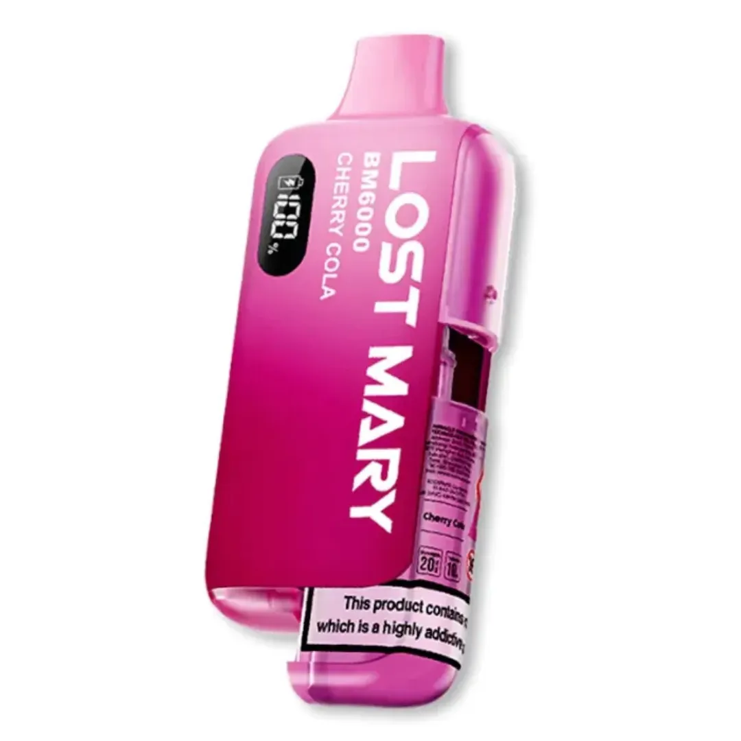 LOST MARY BM6000 - Cherry Cola 6000 Puff Disposable Vape
