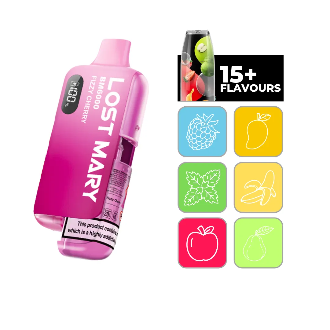 Lost Mary BM6000 Fizzy Cherry
