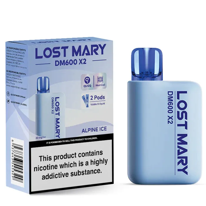 Lost Mary DM600 X2 Disposable Vape Device