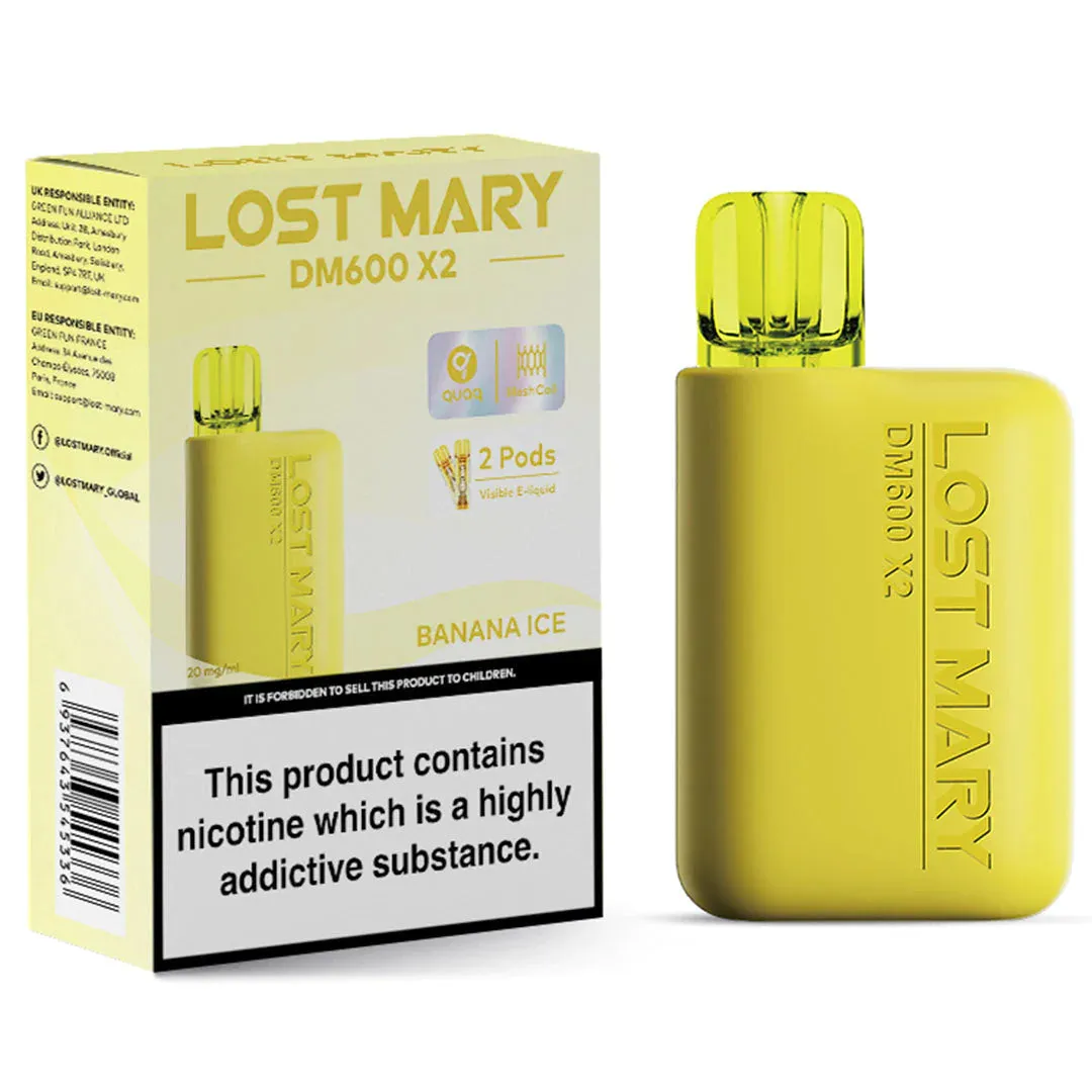 Lost Mary DM600 X2 Disposable Vape Device