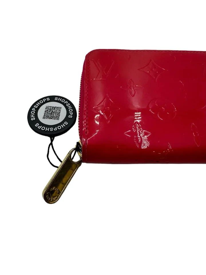Louis Vuitton Pink Patent Leather Women's Wallet
