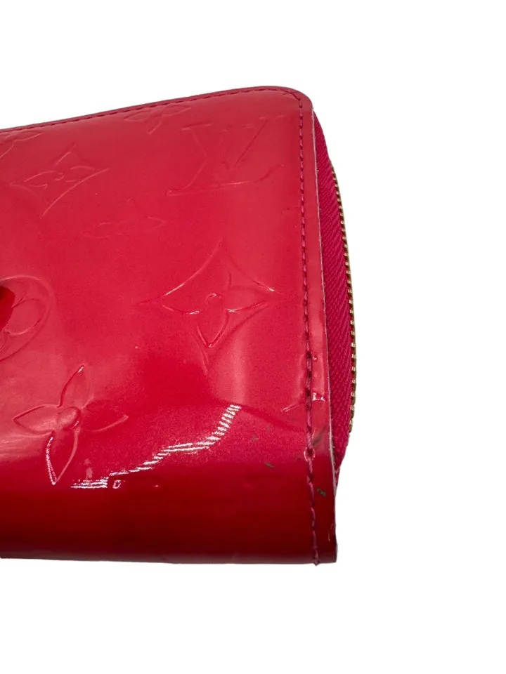 Louis Vuitton Pink Patent Leather Women's Wallet