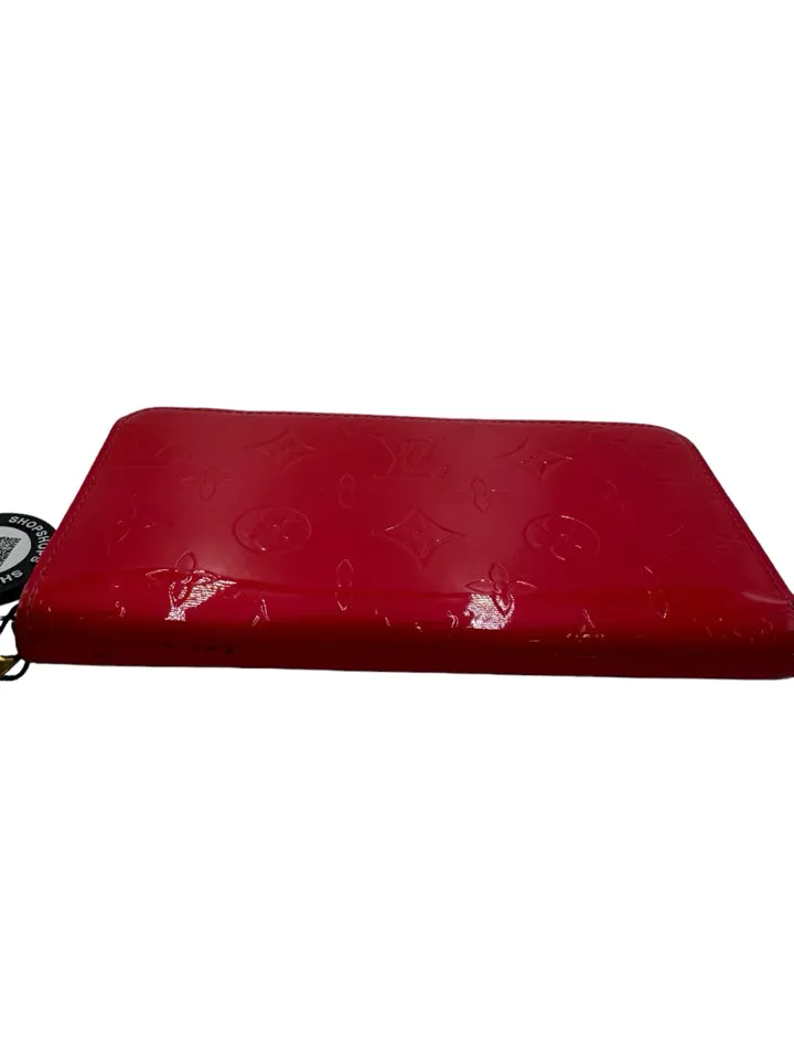 Louis Vuitton Pink Patent Leather Women's Wallet