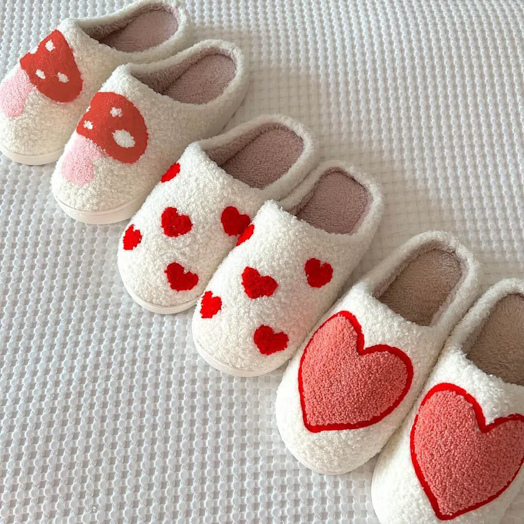Lover's Plush Slippers - Buy 1 Get 1 Free