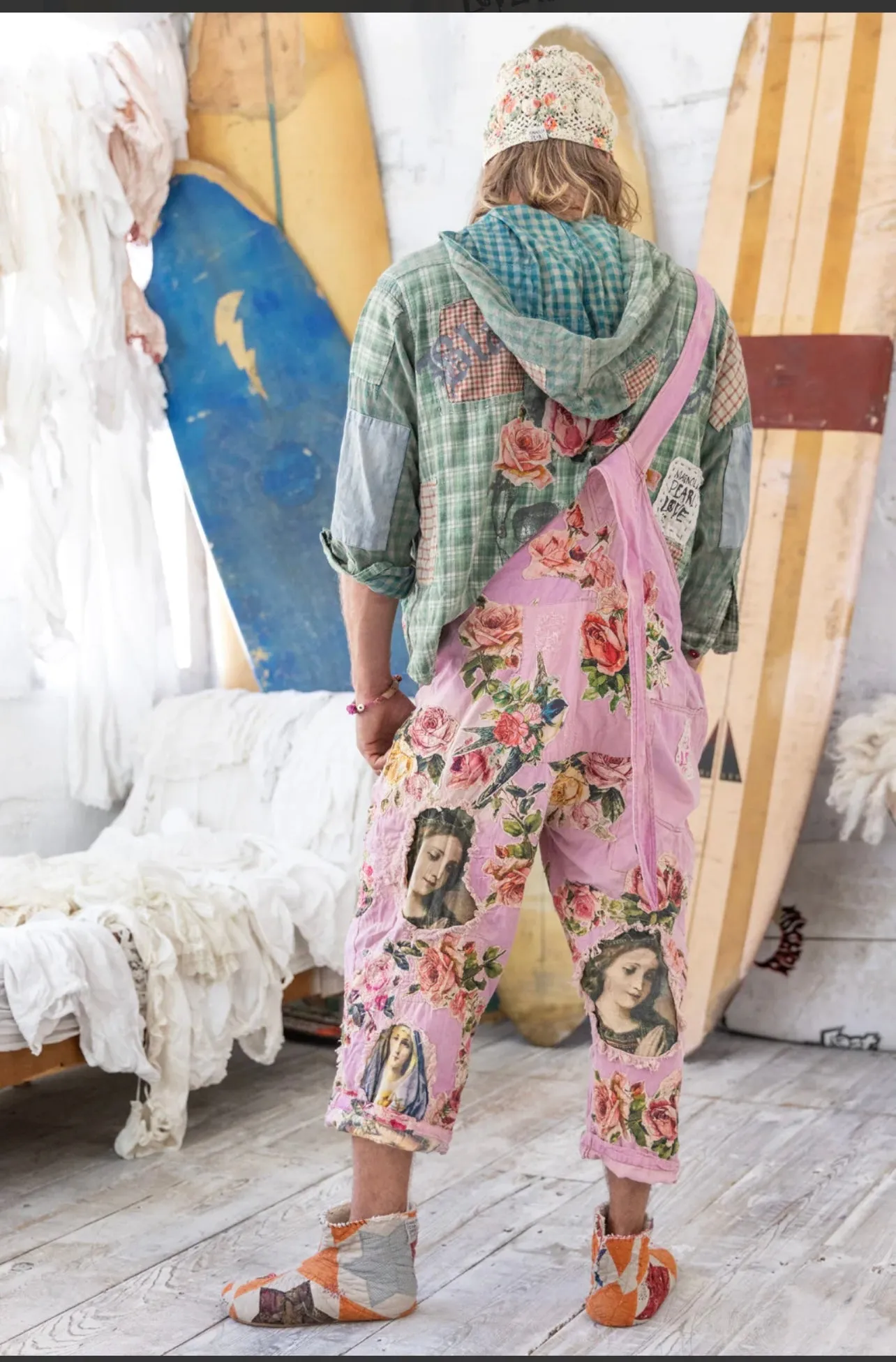 Magnolia pearl Mother Mary Love Overalls 079