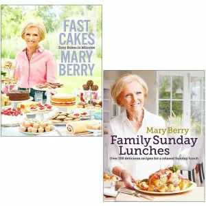 Mary Berry 2 Books Collection Set [Fast Cakes:Easy Bakes, Complete Aga Cookbook]