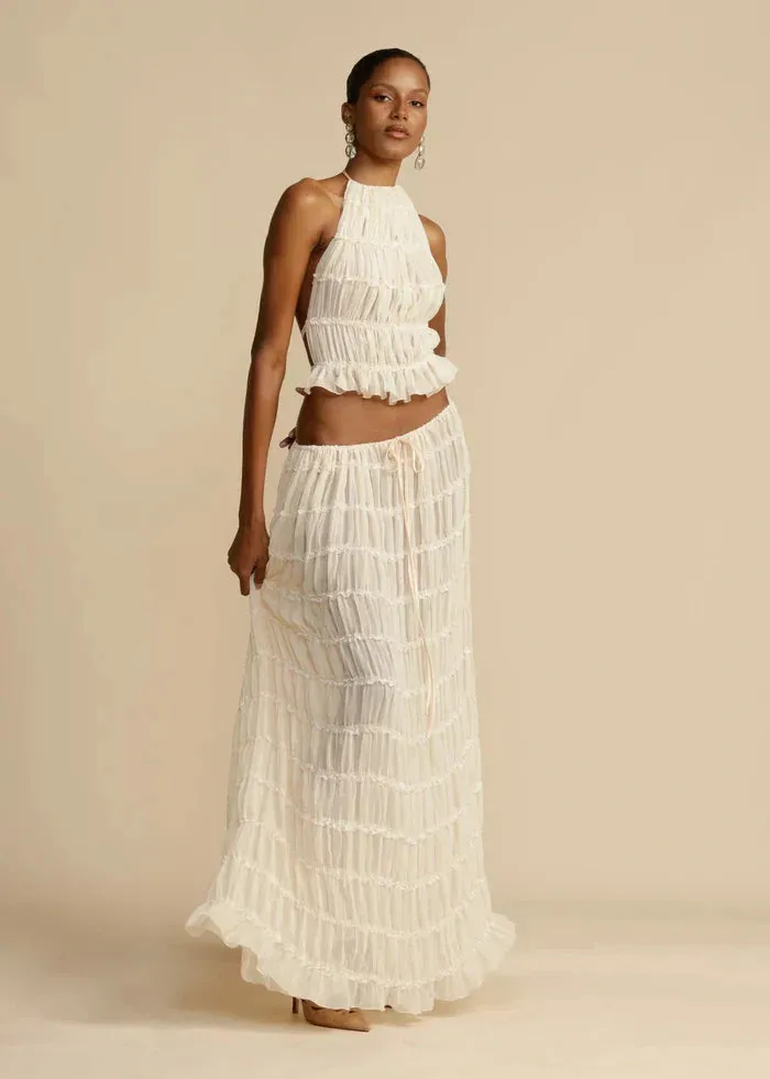 MARY DRESS SET - CREAM