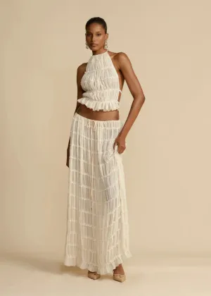 MARY DRESS SET - CREAM