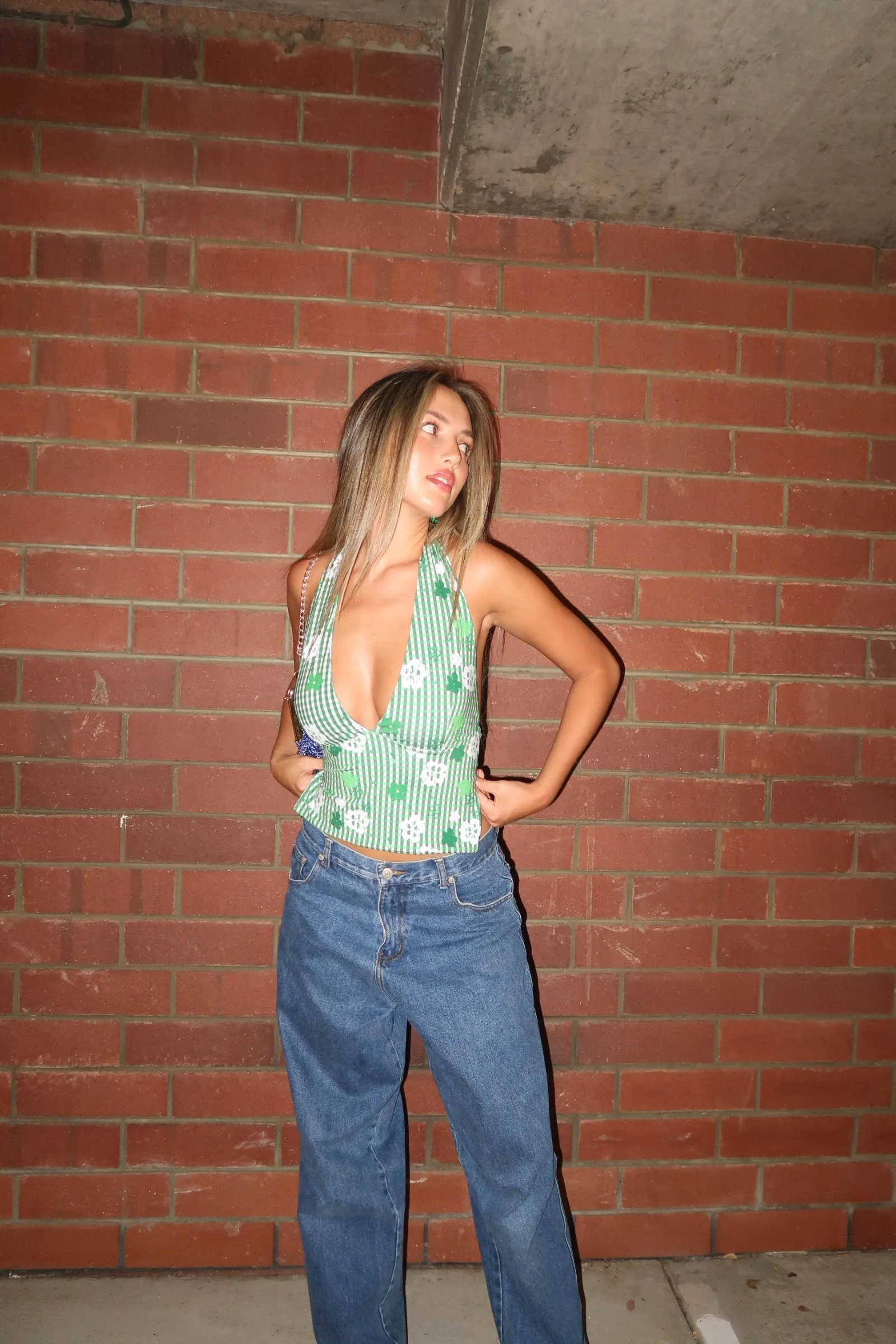 Mary-Kate Halter -Femme in Vert