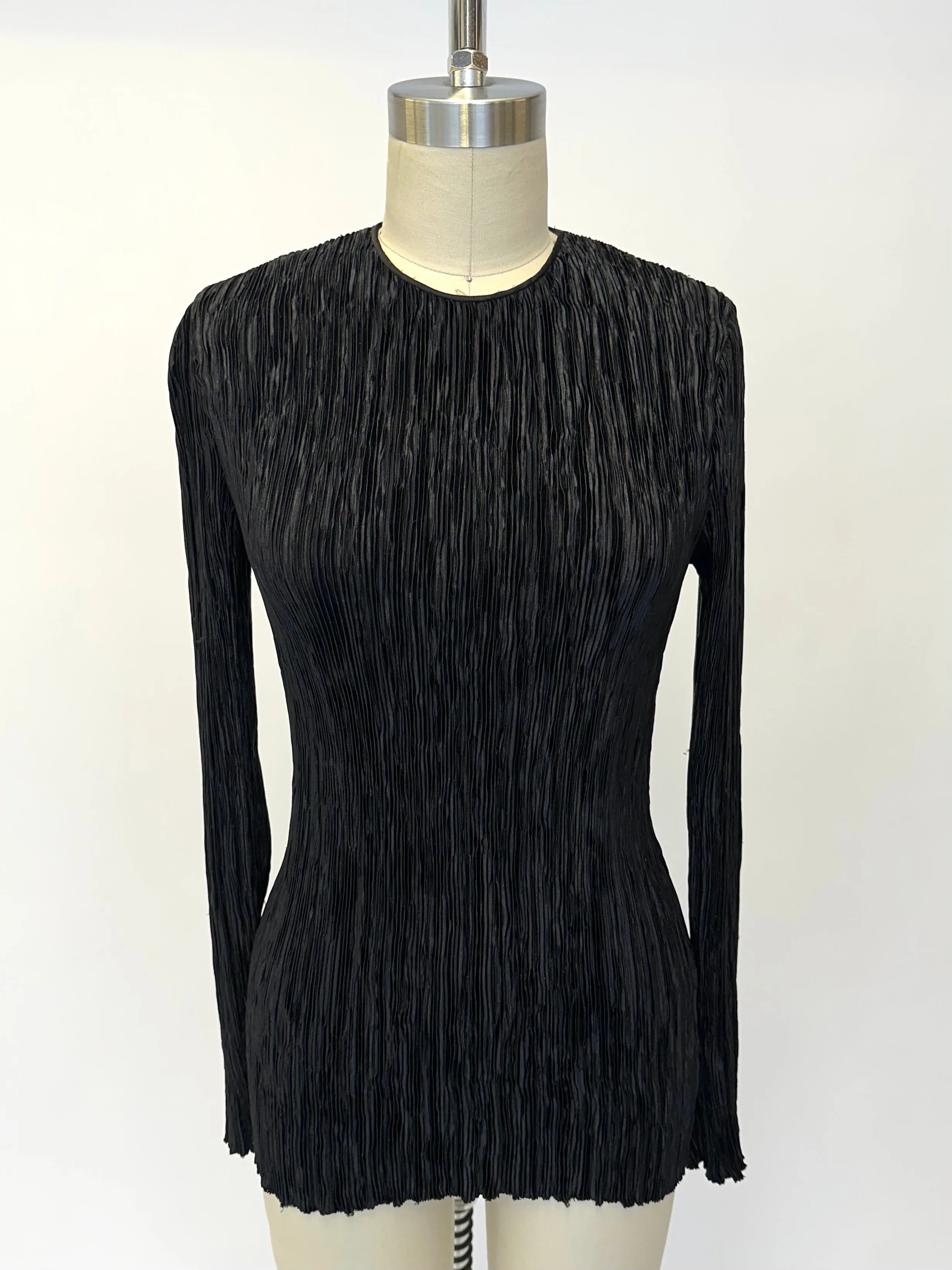 Mary McFadden Plissé Layered Top Set