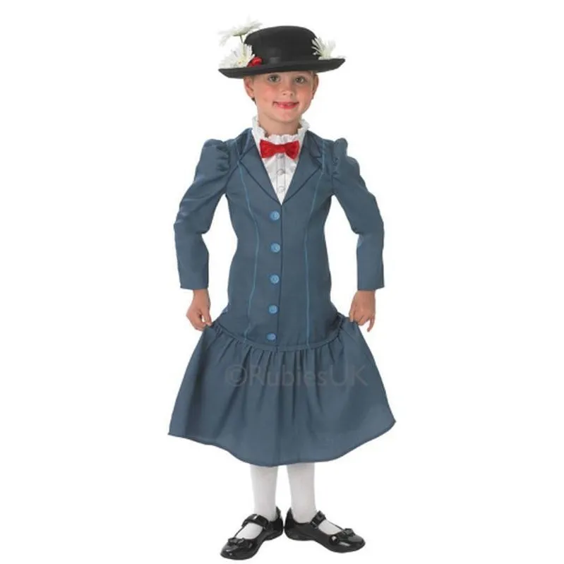 Mary Poppins Deluxe Costume Size 5 6