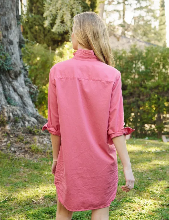 MARY WOVEN BUTTON DRS