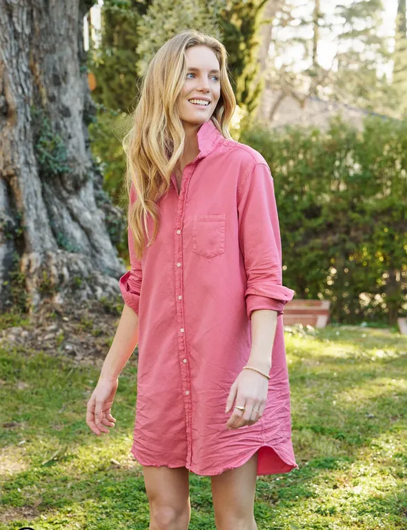 MARY WOVEN BUTTON DRS