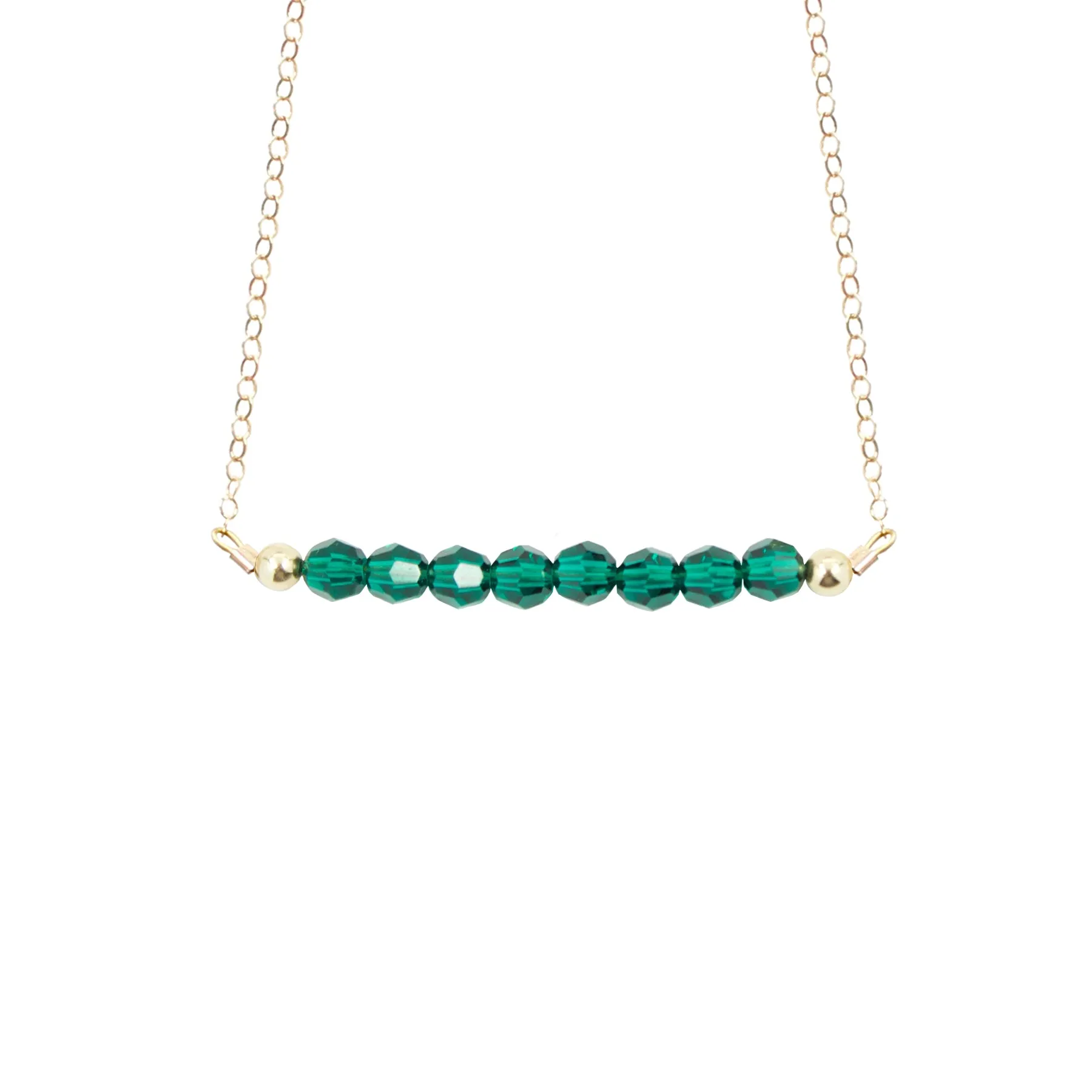 May Birthstone Necklace