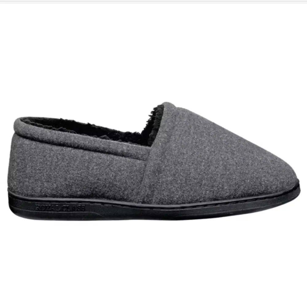 Men's Slippers - Grey, 9