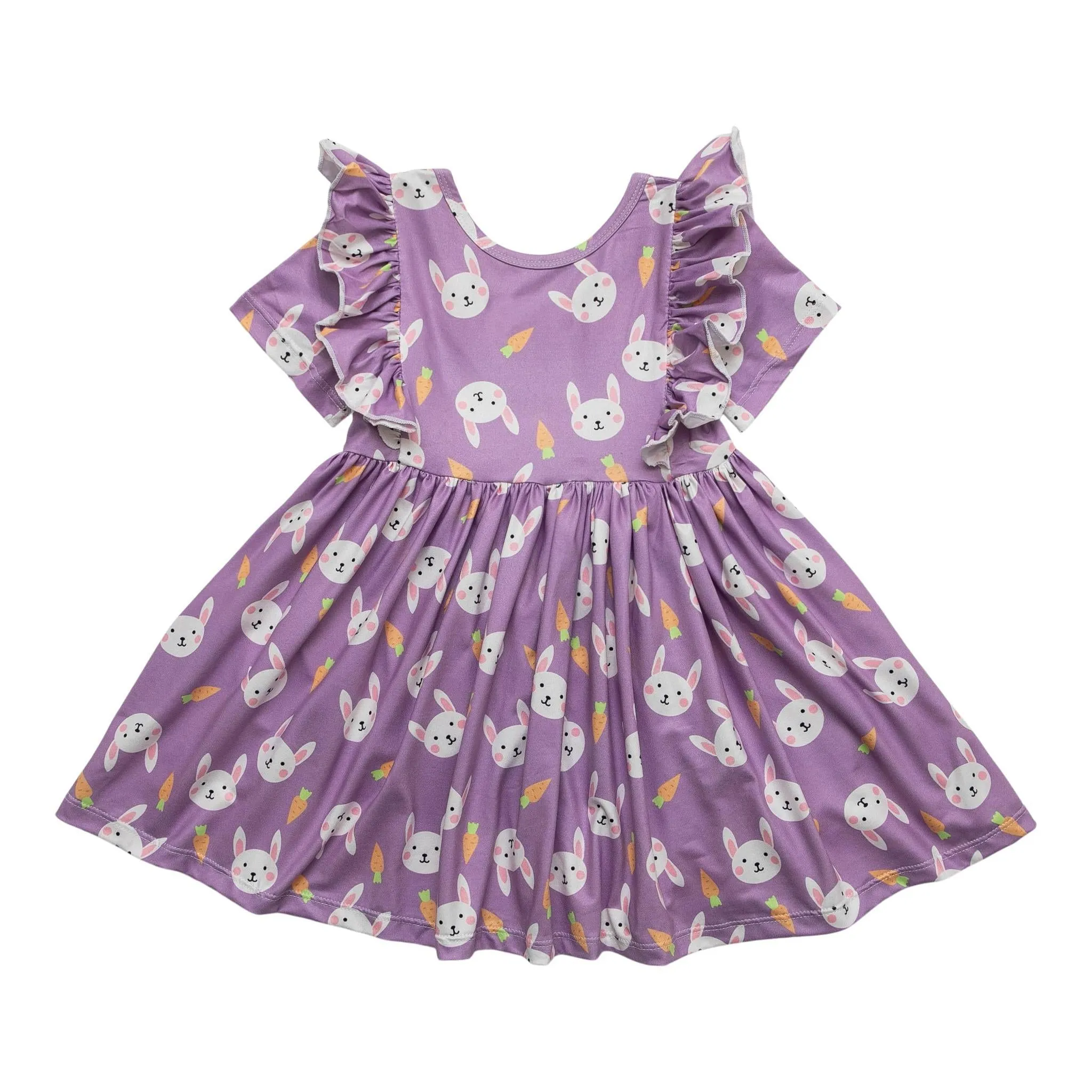 Mila & Rose Hopping Around S/S Ruffle Twirl Dress