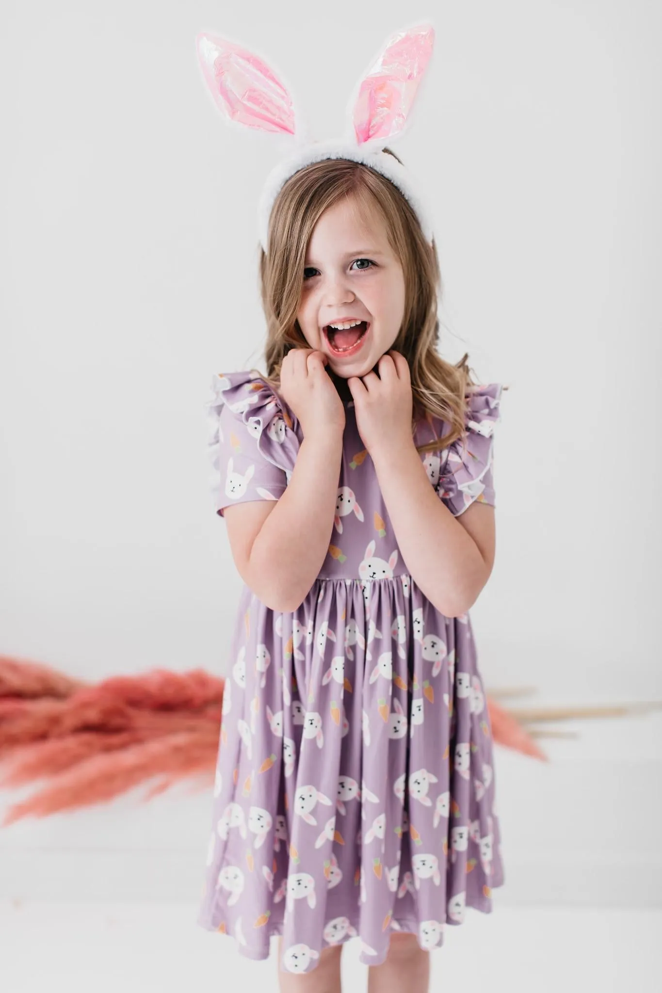 Mila & Rose Hopping Around S/S Ruffle Twirl Dress
