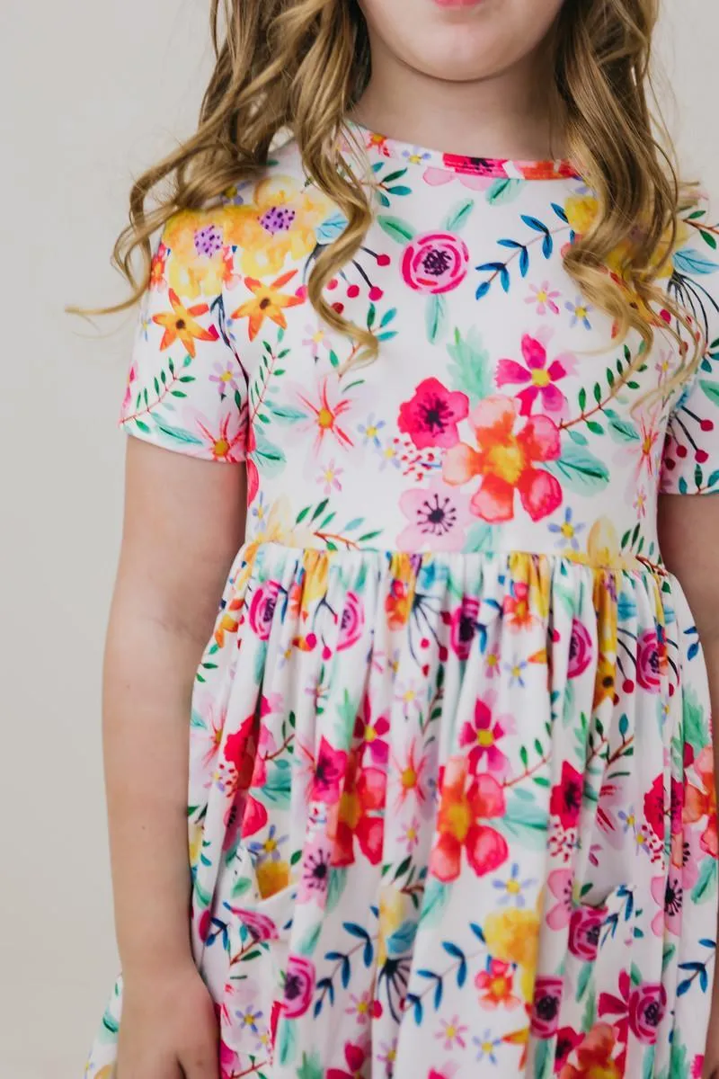 Mila & Rose Life in Full Bloom S/S Pocket Twirl Dress