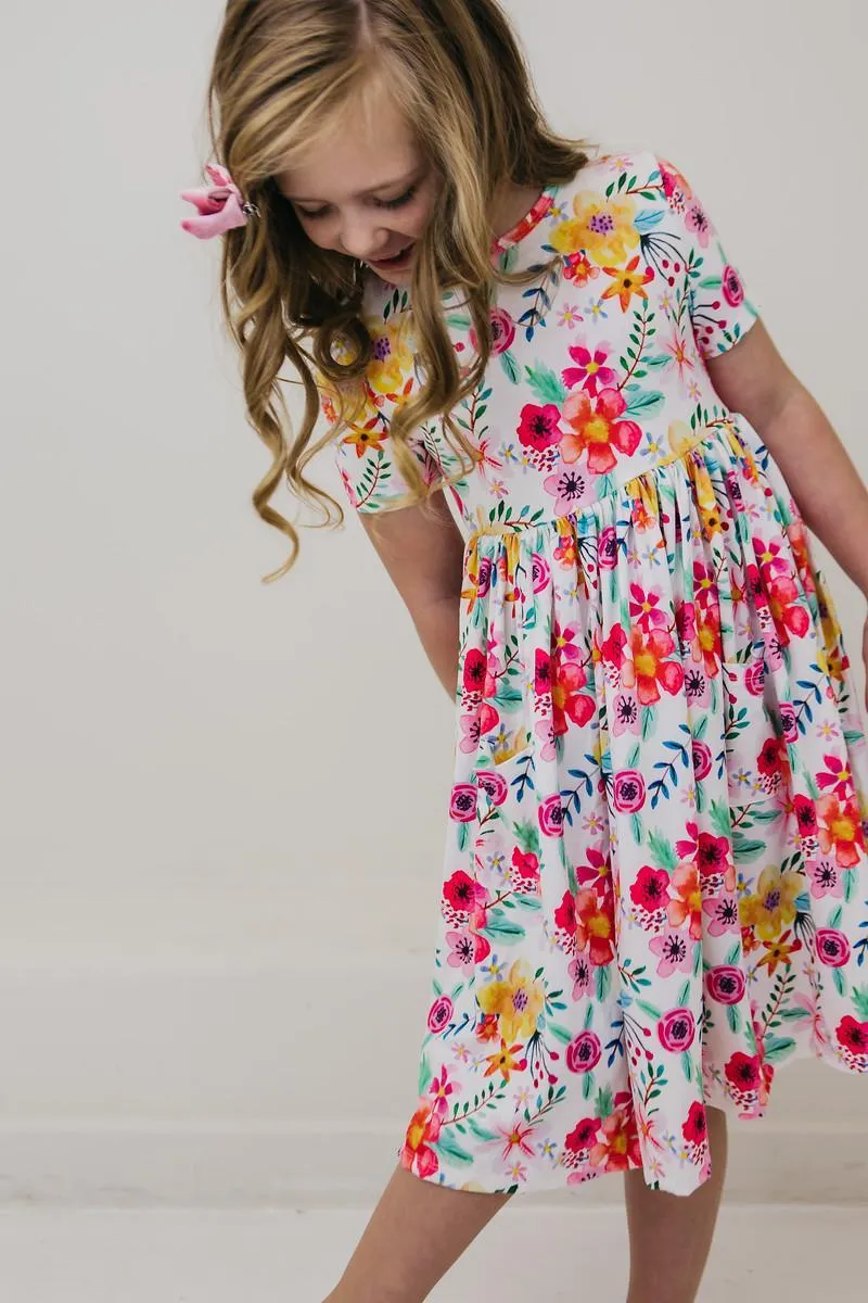 Mila & Rose Life in Full Bloom S/S Pocket Twirl Dress