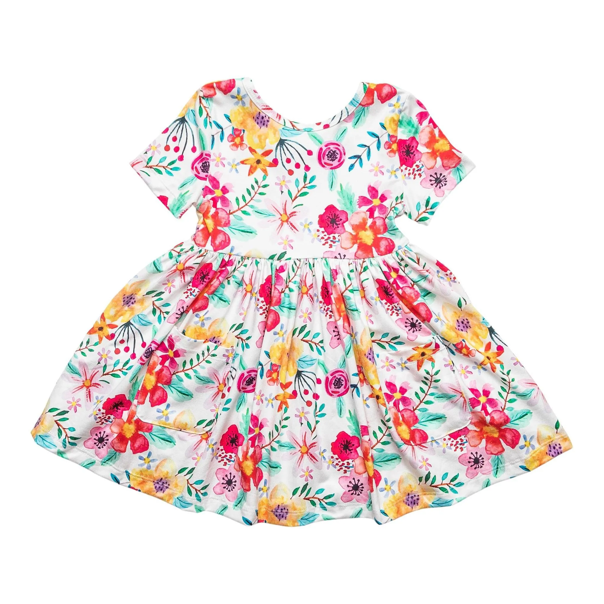 Mila & Rose Life in Full Bloom S/S Pocket Twirl Dress