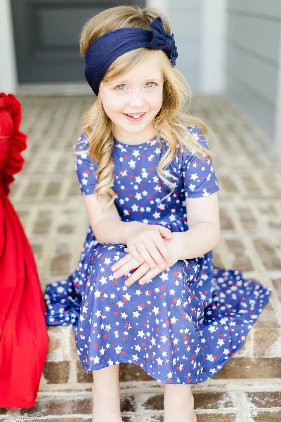 Mila & Rose Star Bright S/S Pocket Twirl Dress