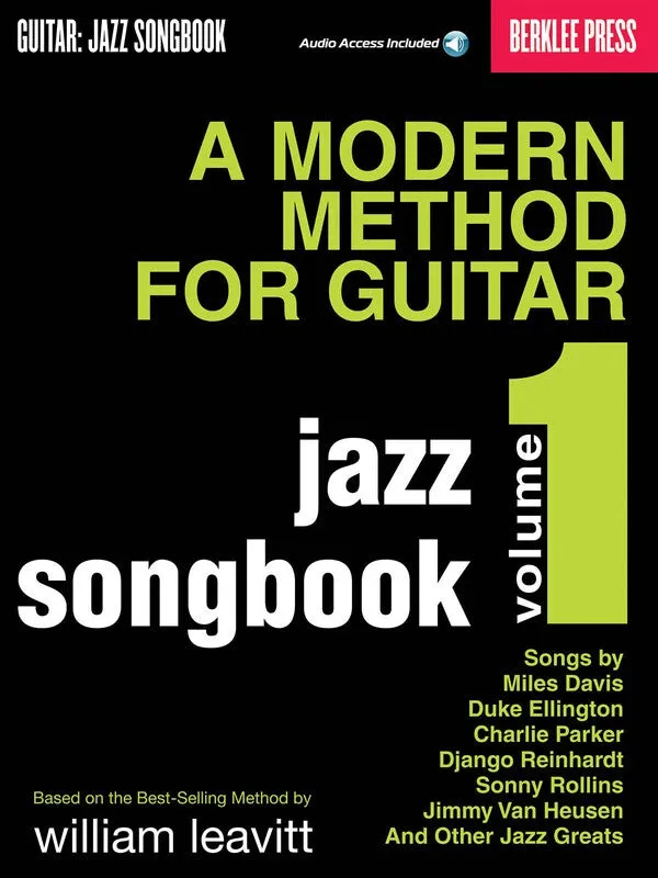 MODERN METHOD GUITAR JAZZ SONGBOOK BK/OLA