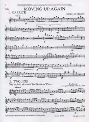 MOVING UP AGAIN VIOLIN PART