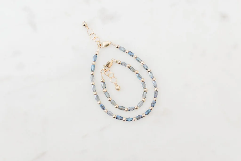 Neptune Mom   Mini Bracelet Set (3MM   4MM Beads)