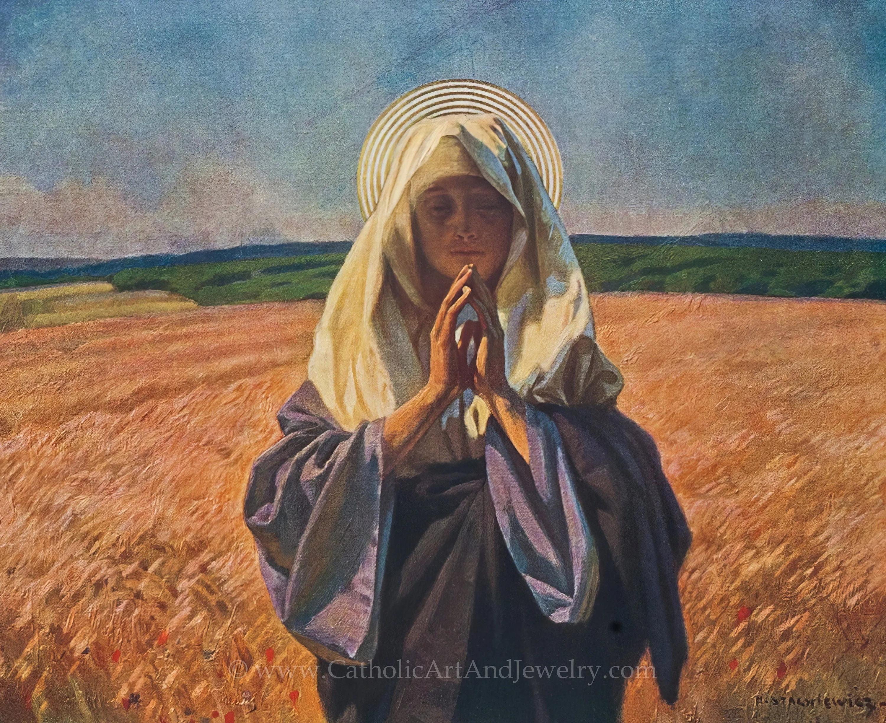 New! 12 Saints–Separate 8.5x11 Prints–Each or as a Set–God's Year (“Boży Rok”)–Piotr Stachiewiczt–Vintage Catholic Art Prints–Archival Quality