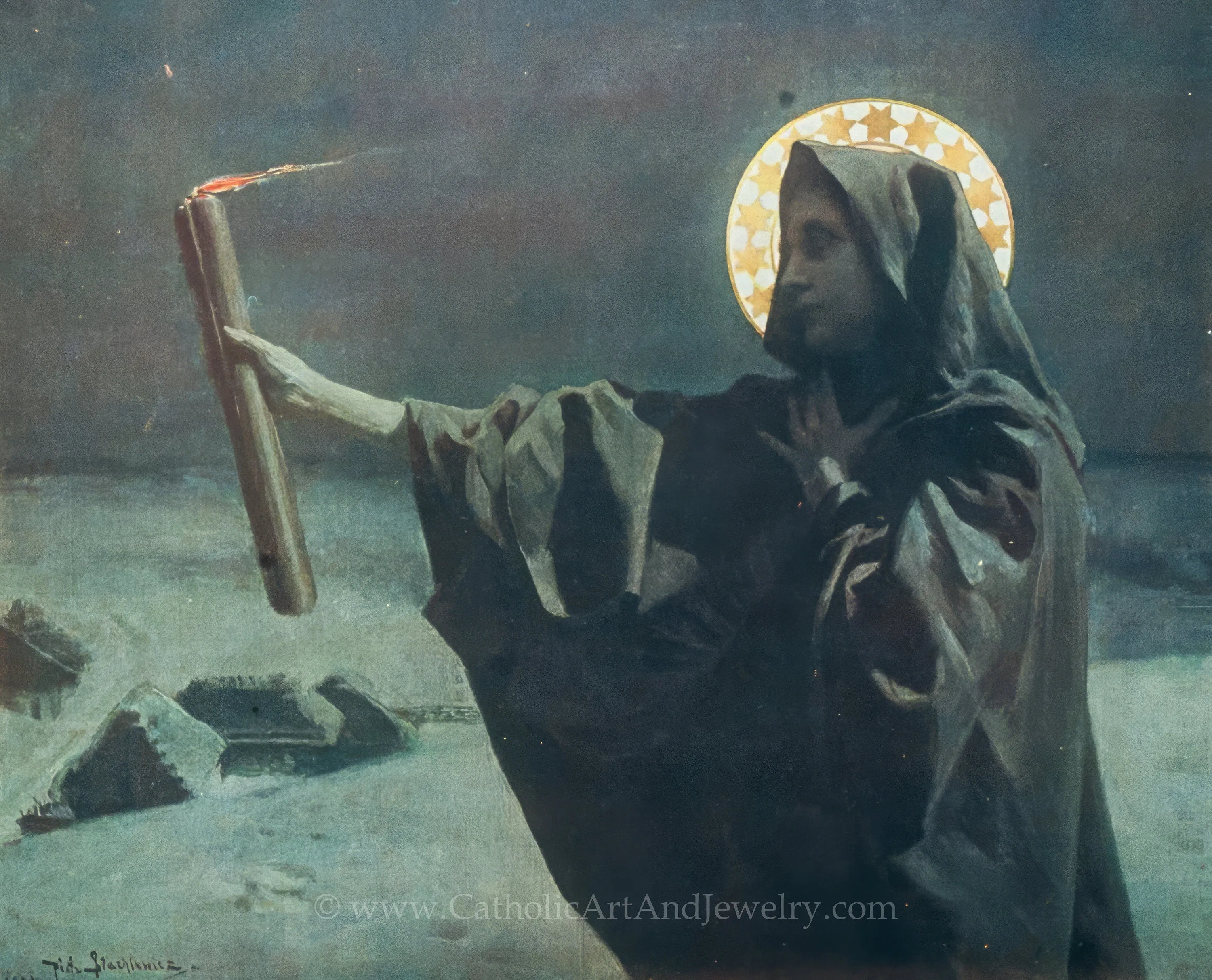 New! 12 Saints–Separate 8.5x11 Prints–Each or as a Set–God's Year (“Boży Rok”)–Piotr Stachiewiczt–Vintage Catholic Art Prints–Archival Quality
