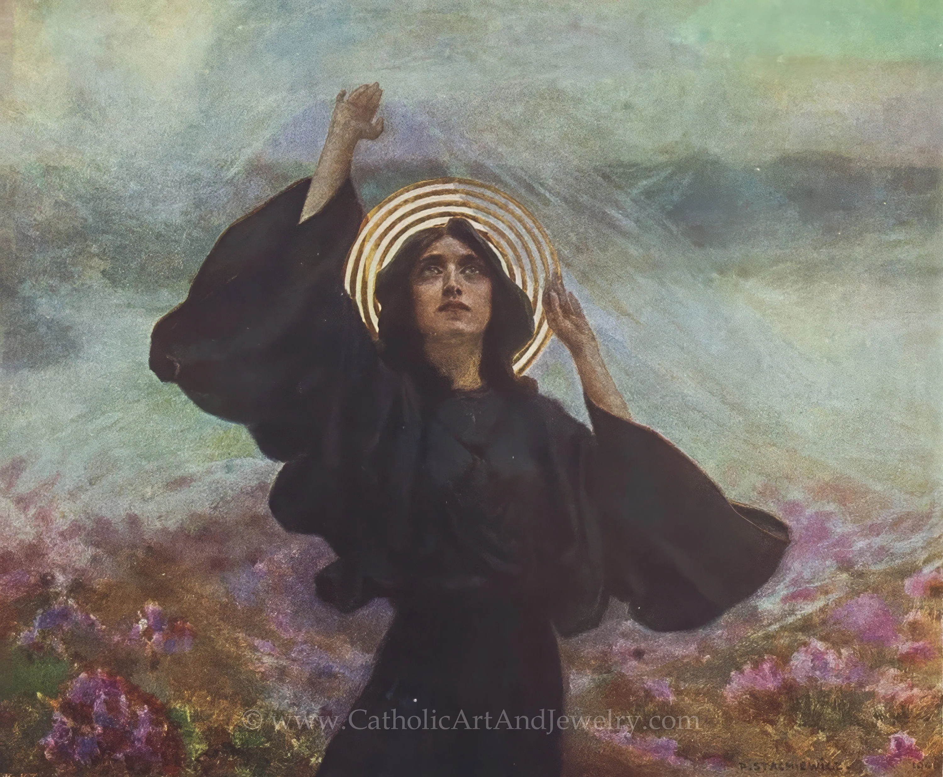 New! 12 Saints–Separate 8.5x11 Prints–Each or as a Set–God's Year (“Boży Rok”)–Piotr Stachiewiczt–Vintage Catholic Art Prints–Archival Quality
